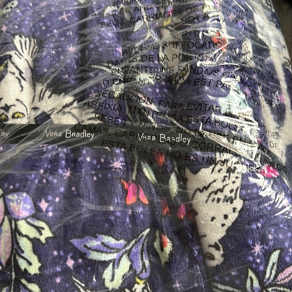 Vera Bradley Harry Potter soft throw blanket brand new